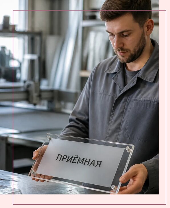 Таблички из оргстекла на заказ в Черемхове от 4066 р. | Аванза-Чрм